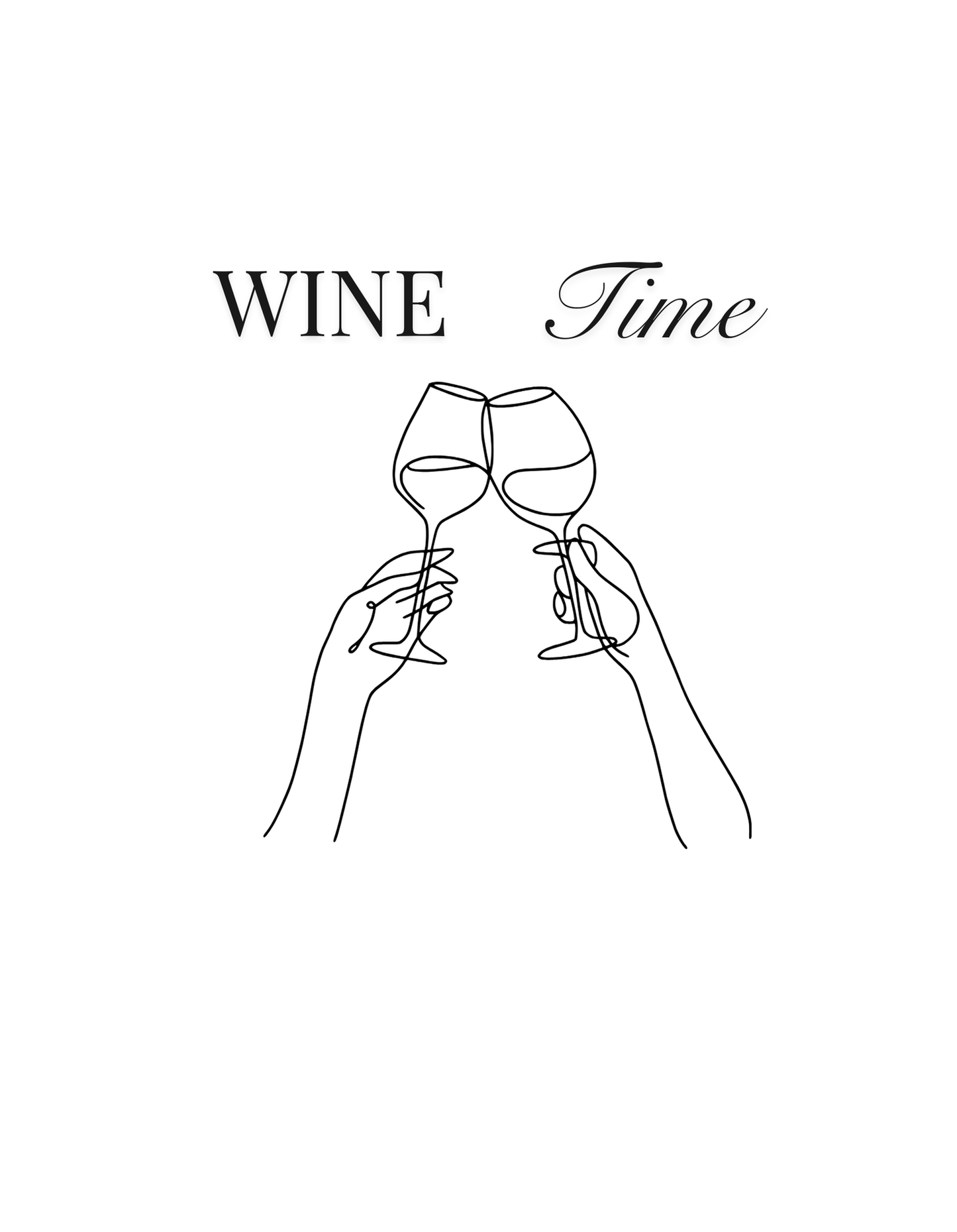 Wine Time Ladies Classic T-Shirt