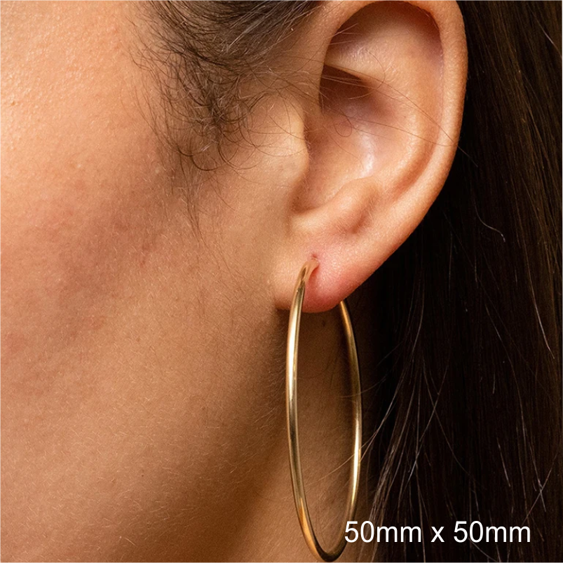 Surgical Steel Trendy Hoop Earrings