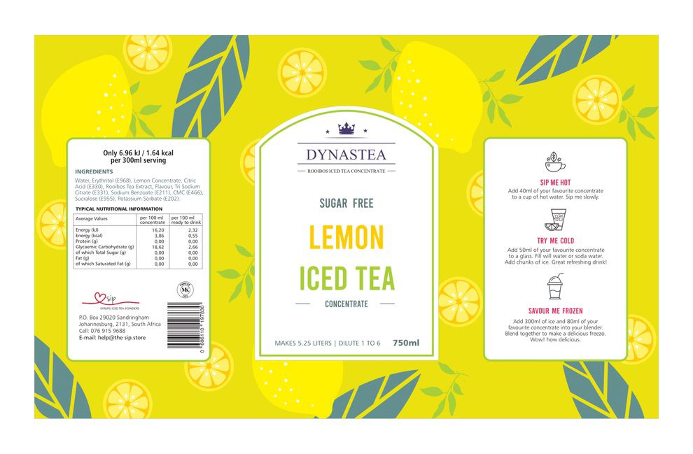 Lemon Iced Tea Concentrate